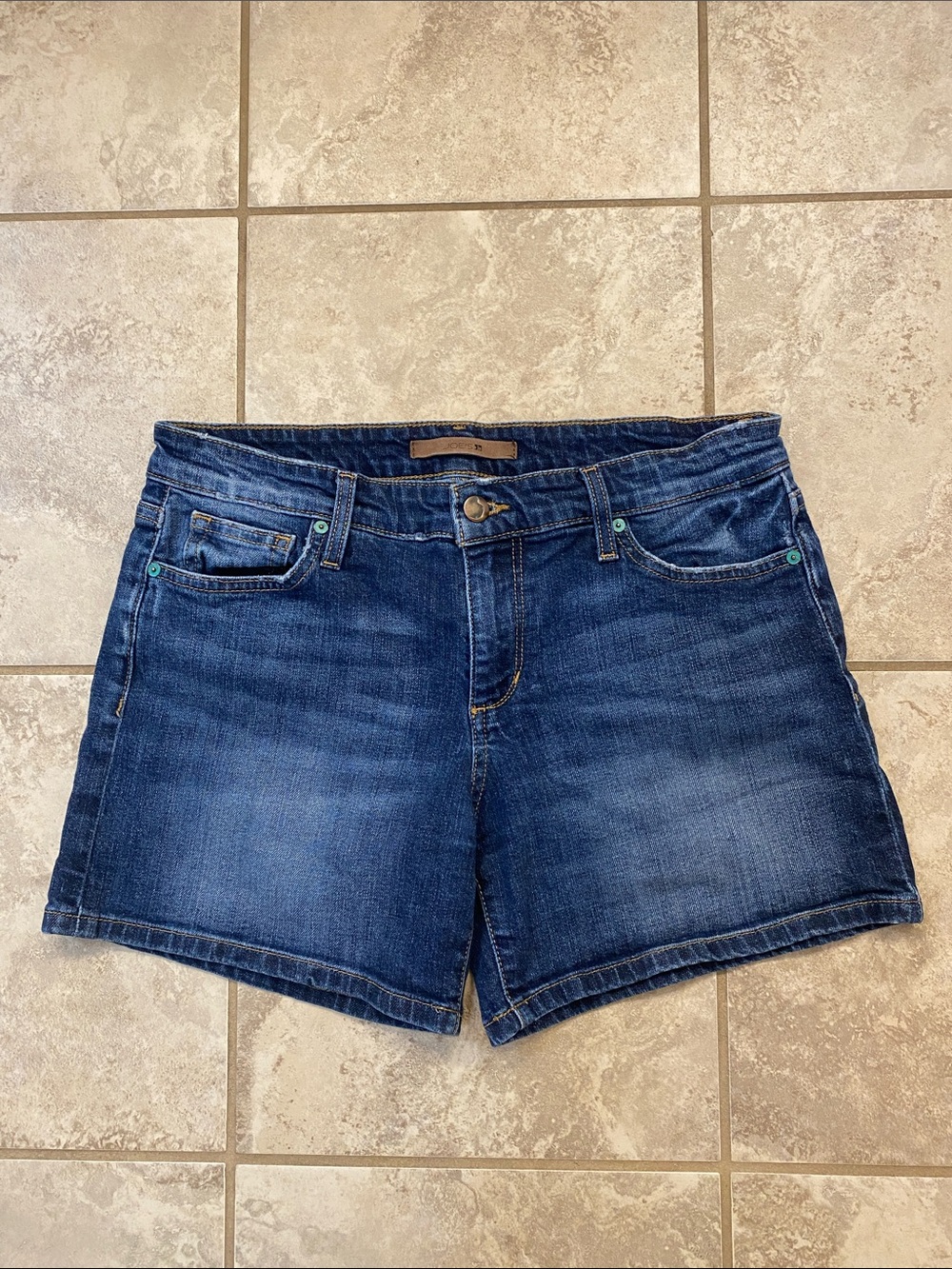 Joe's Jeans Dark Blue Denim Shorts